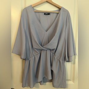 Boohoo Peplum Top